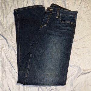 Joe’s Dark Blue Curvy Bootcut Jeans